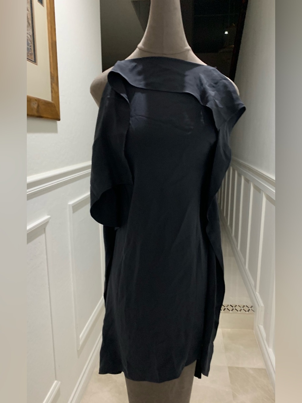 3.1 Phillip Lim Ruffle-Shoulder Womens Dress Size S